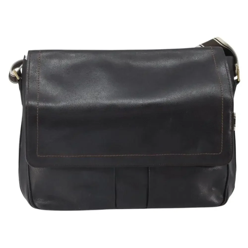 Salvatore Ferragamo Leather Shoulder Bag Brown